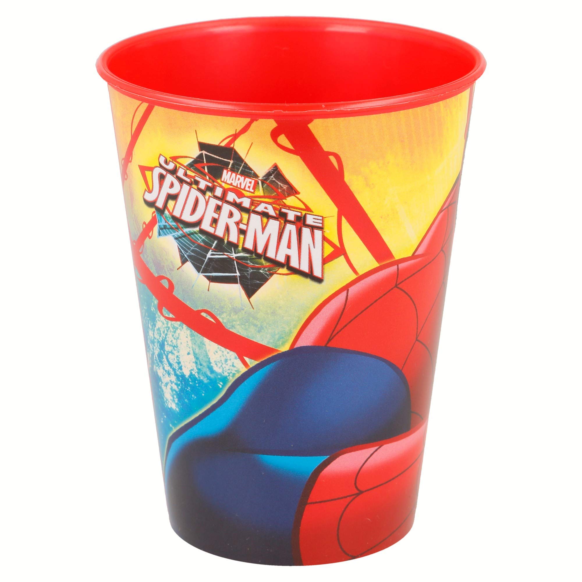 Bicchiere Per Bambini Marvel Spiderman - 260 Ml, Senza BPA, Riutilizzabile E Lavabile