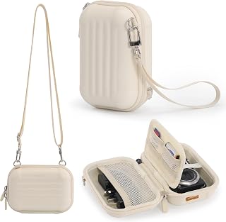 Cwatcun Hard Camera Case, Compact Digital Camera Sling Bag for Canon/Sony