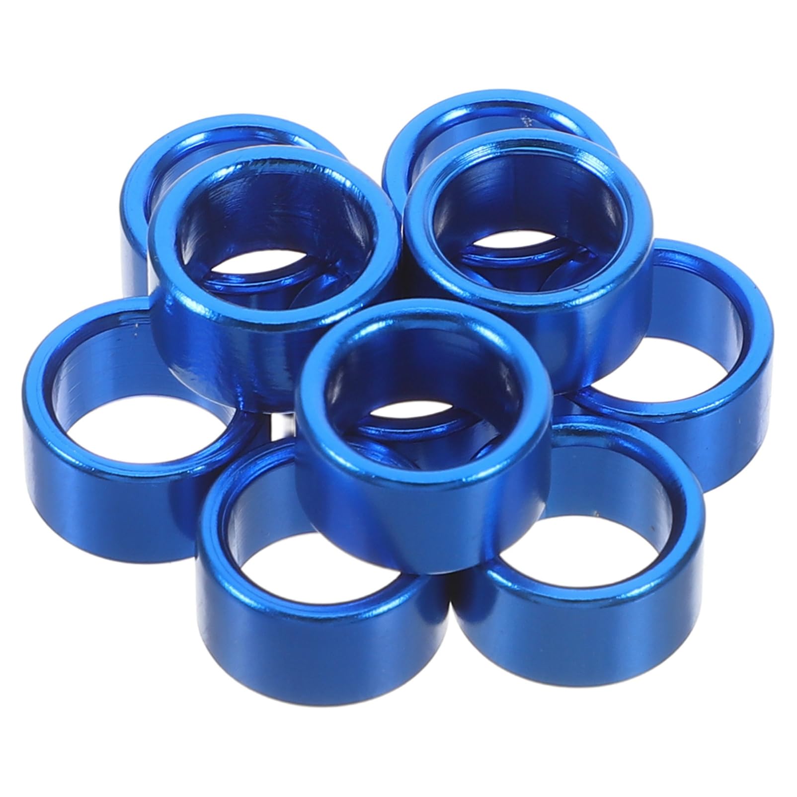 SUPVOX 10pcs Pigeon Leg Identification Bands Aluminum Bird Foot Rings for Pigeons and Comfortable Training Bands