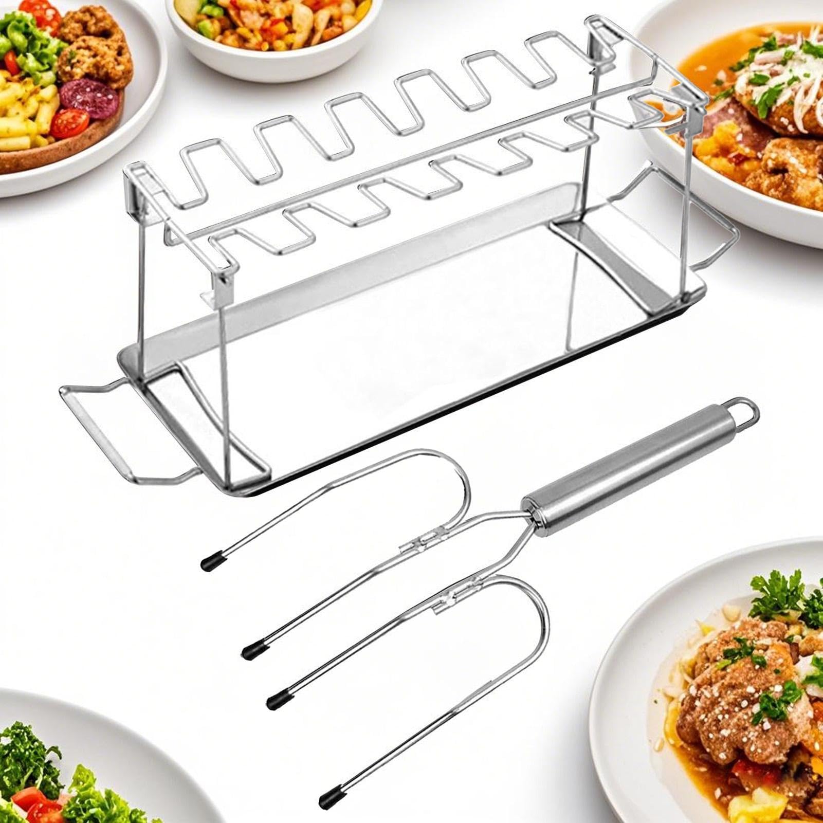 Soporte Para Patas De Pollo Soporte Para Muslos Con Tenedor De