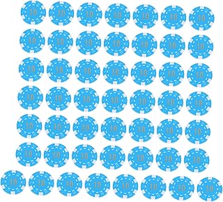 ORFOFE 50 Pçs Fichas Redondas Mini Brinquedo Moedas De Plástico Fichas De Marcador De Bingo Fichas De Jogo Fichas De Contagem Suprimentos De Bingo Brinquedos De Moeda Aprendizagem