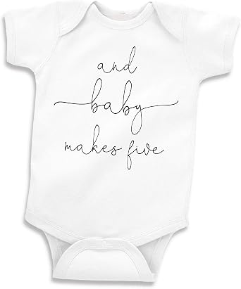Bump and Beyond Designs Pregnancy Announcement, Baby Makes Five