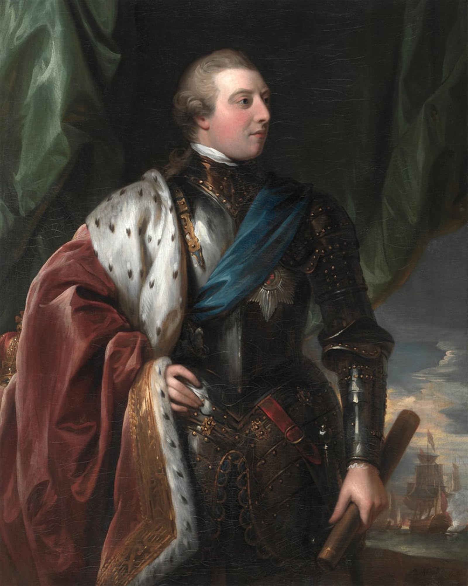 POSTERIIk Famous Animal Posters Vintage Picture George Iii by Benjamin West Modern Wall Decor for Home Decor 60x90cm