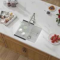 Vista 22 de 18 Granite Composite Bar Sink - Donsdey 18”×16” Undermount Granite Kitchen Sink Black Quartz Classic Composite Under Counter Single Bowl Bar Prep RV