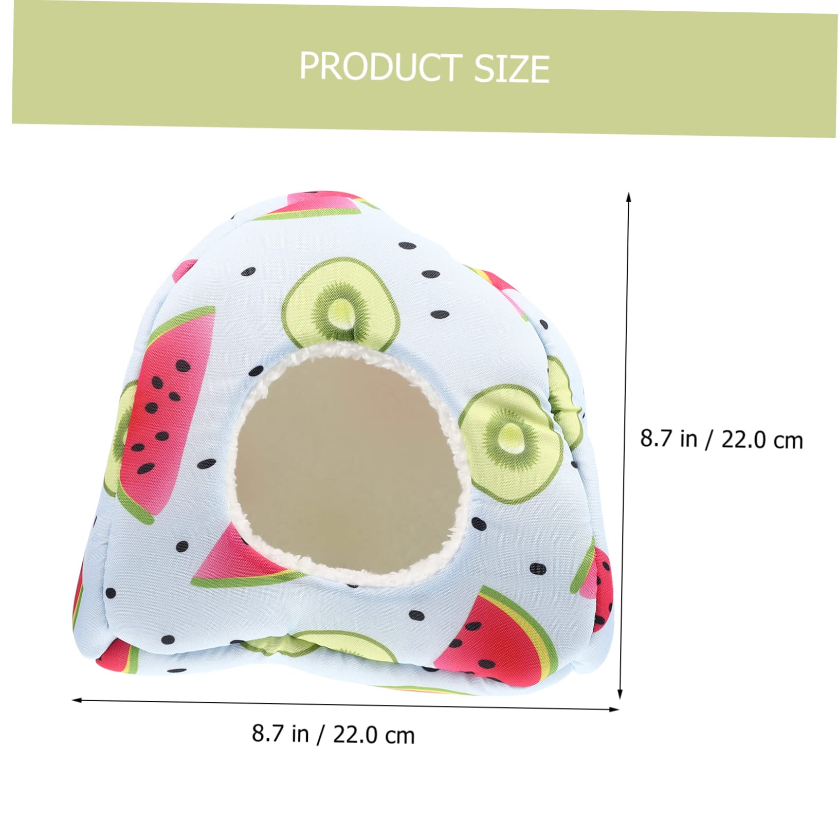 VANZACK 4piezas para Hámster y Gliders Cama De para Roedores y Refugio para Invierno y para Hámsters y Erizos