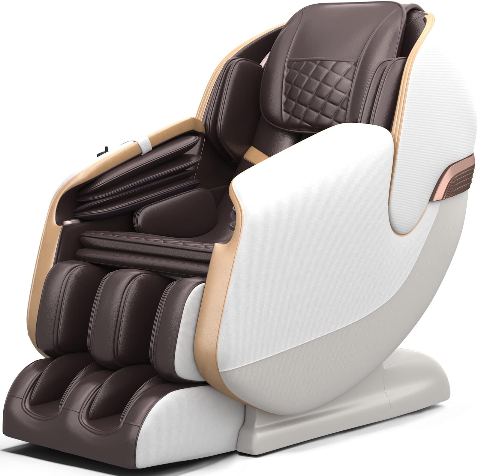 Real Relax Massage Chair Full Body, Zero Gravity SL Track Shiatsu Recliner with Shortcut Key, PS3100(Brown)