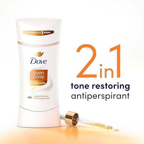 Miniatura 10 de Dove Even Tone Desodorante antitranspirante para tono de piel desigual calmante Breeze Bloque de sudor para una sensación fresca durante todo el