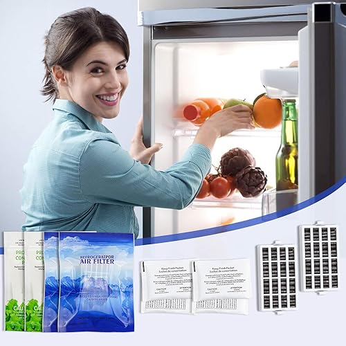 Miniatura 7 de AMI PARTS Filtro de aire de flujo fresco W10311524 AIR1 y repuesto para conservador de productos W10346771A compatible con refrigerador (paquete de