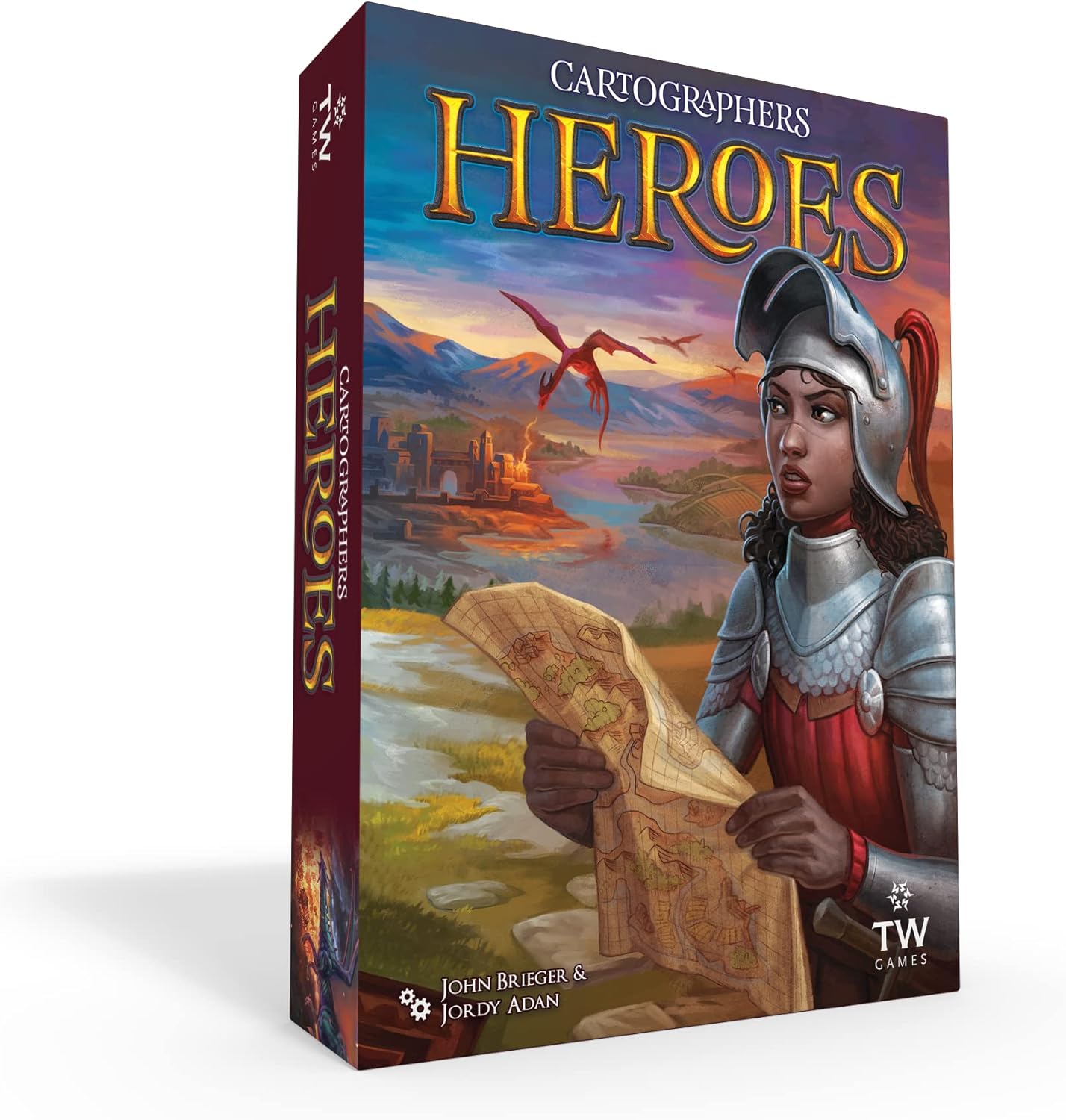Cartographers Heroes Board Game BigaMart