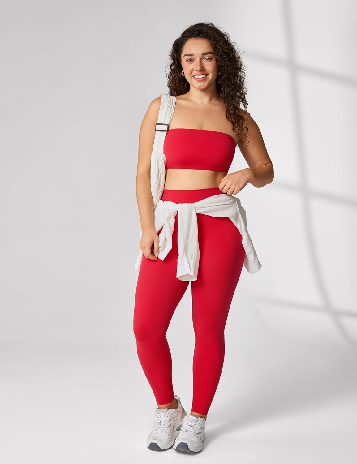 Hugcurve Women's Convertible Sports Bra Bandeau Strapless Tube Top Padded Wireless Yoga Workout - Image 4