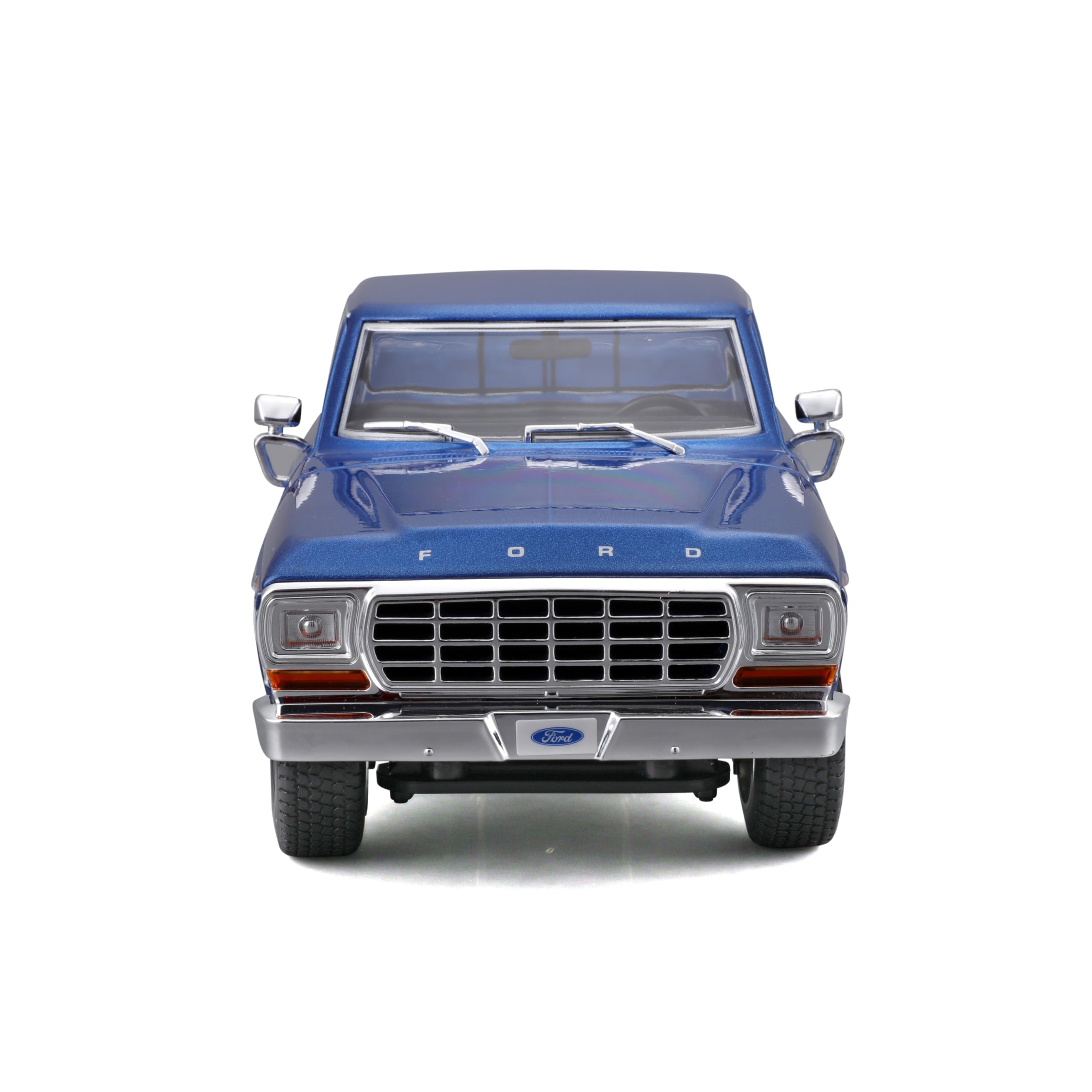 MAISTO 1/20 Ford F150 Pick-Up Blue and White, Miniature Metal Vehicle, Gift for Children, From 3 Years, Imagination