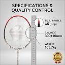 Cosco CB-85 Aluminium, Steel Badminton Twin Racket-Full gallery image