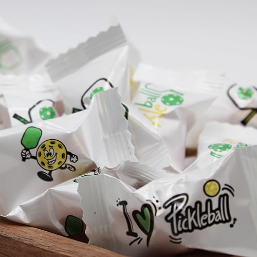 Miniatura 5 de Naturejam 100 caramelos de menta con temática de pickleball  Regalos perfectos para los amantes del pickleball  Bolas de menta envueltas