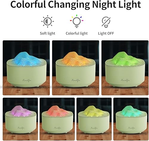 Miniatura 4 de Humidificador portátil de 50.7 fl oz de niebla fría, humidificador de escritorio personal USB para sala de oficina, dormitorio, apagado automático,