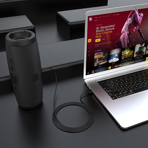 Miniatura 7 de Cable de carga USB C compatible con JBL Charge 4, Charge 5, Charge 6, Clip 4, Clip 5, Flip 5, Flip 6, GO 3, GO 4, Pulse 4, Pulse 5, Xtreme 3, Xtreme