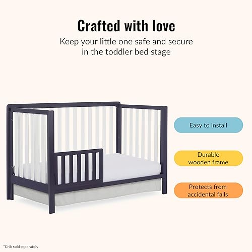 Miniatura 3 de baranda universal convertible para cuna de bebé, Marino