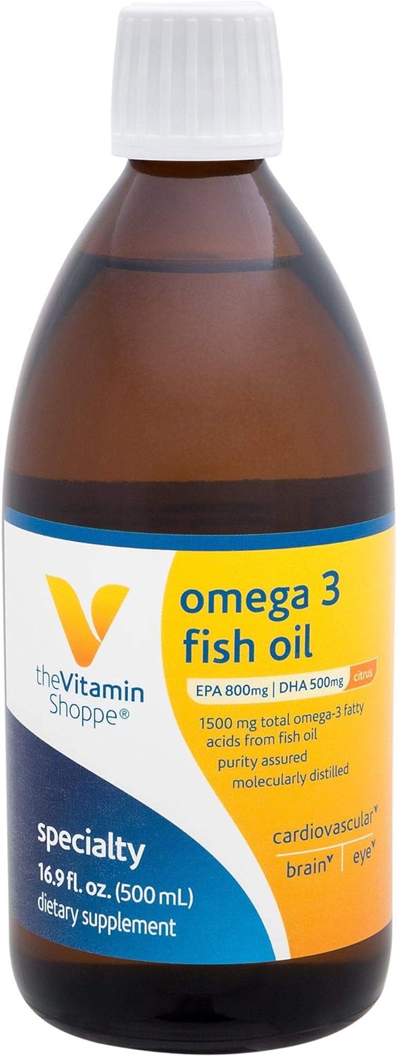 The Vitamin Shoppe Omega 3 Fish Oil 1500mg, EPA 800mg & DHA