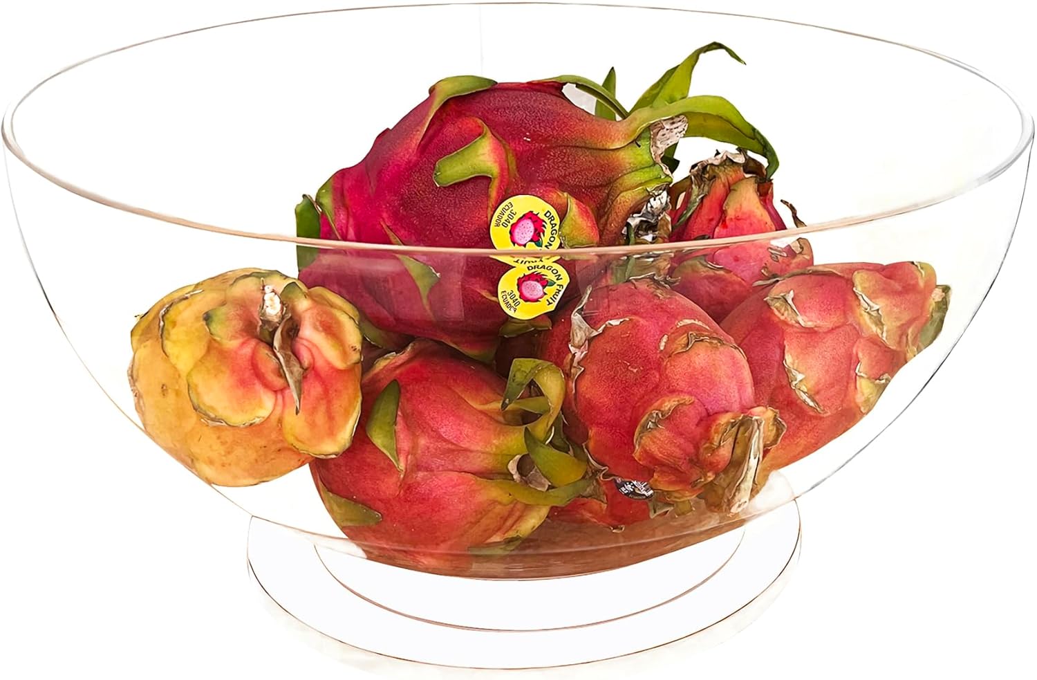 FixtureDisplays® 16 X 16 X 8.4" Elegant 16-Inch Clear Bowl for Small Fish Display 100803-FISH-NPF