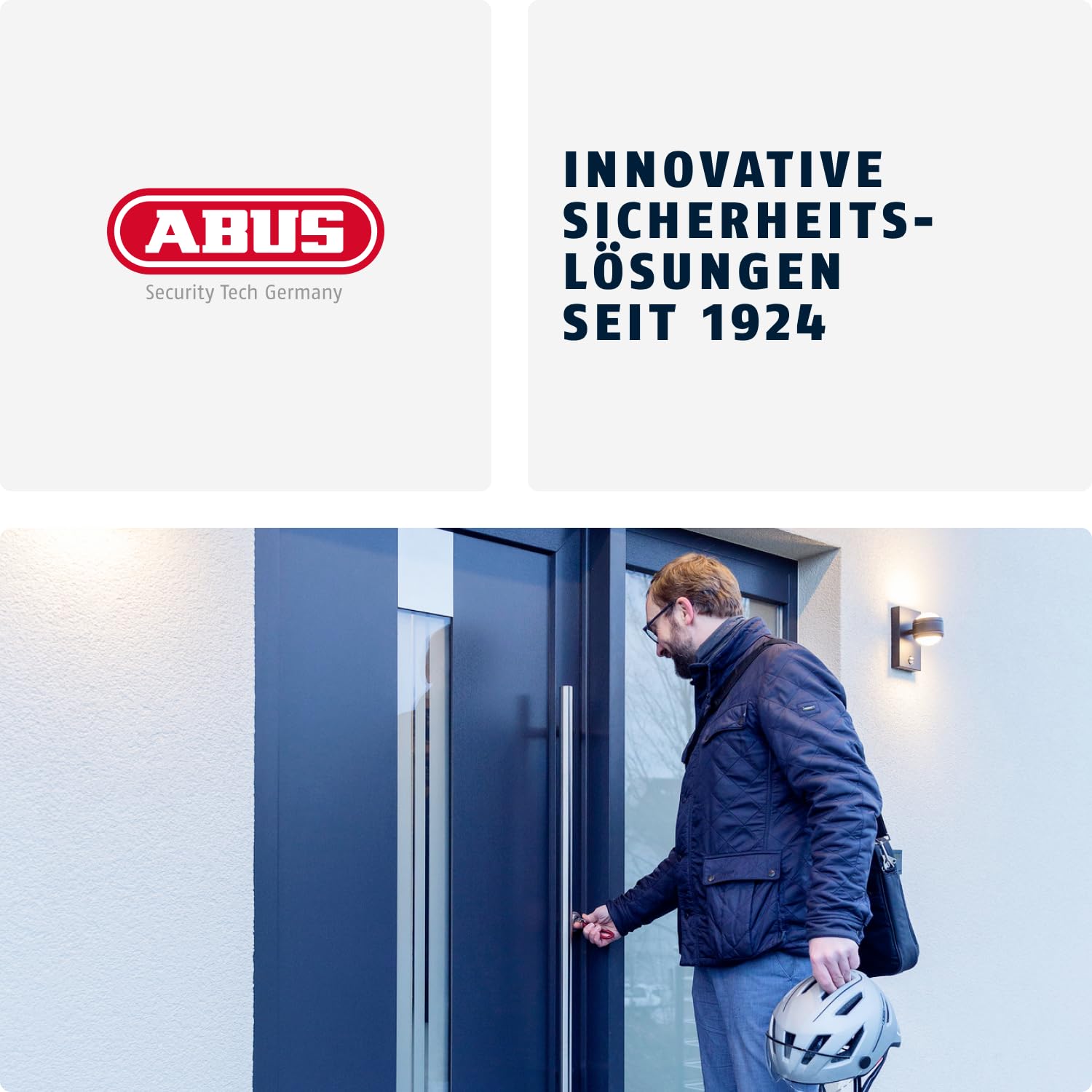 ABUS Cilindro de perfil D6XNP con 5 llaves y tarjeta de código - cerradura para puerta de entrada y de vivienda - cilindro doble con función de emergencia y seguridad - longitud del cilindro 35/35 mm