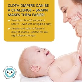 Snappi Cloth Diaper Clips | Replaces Diaper Pins | Use with Cloth Prefolds and Cloth Flatfolds 3 Count (Pack of 1 )