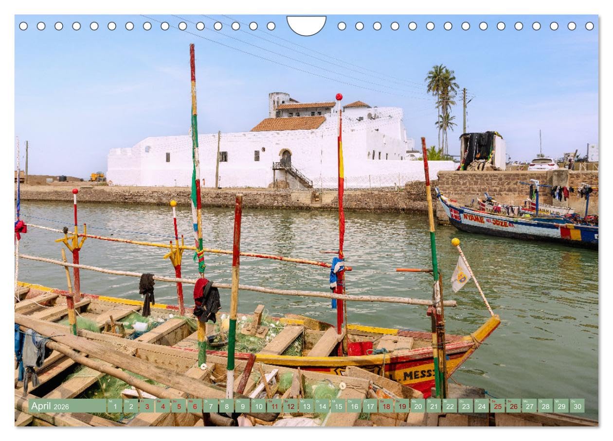 Ghana - Faszination Westafrika (Wandkalender 2026 DIN A4 quer), CALVENDO Monatskalender: Dieser Kalender ist eine Hommage an die Schönheit und Vielfalt Ghanas. (CALVENDO Orte)