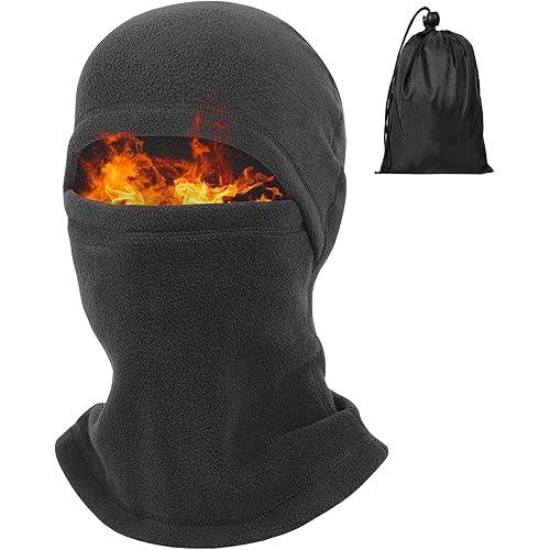 Balaclava Face Mask Winter-Ski Mask for Men Women Fleece Thermal Warm Skimask for Cold Weather Windproof