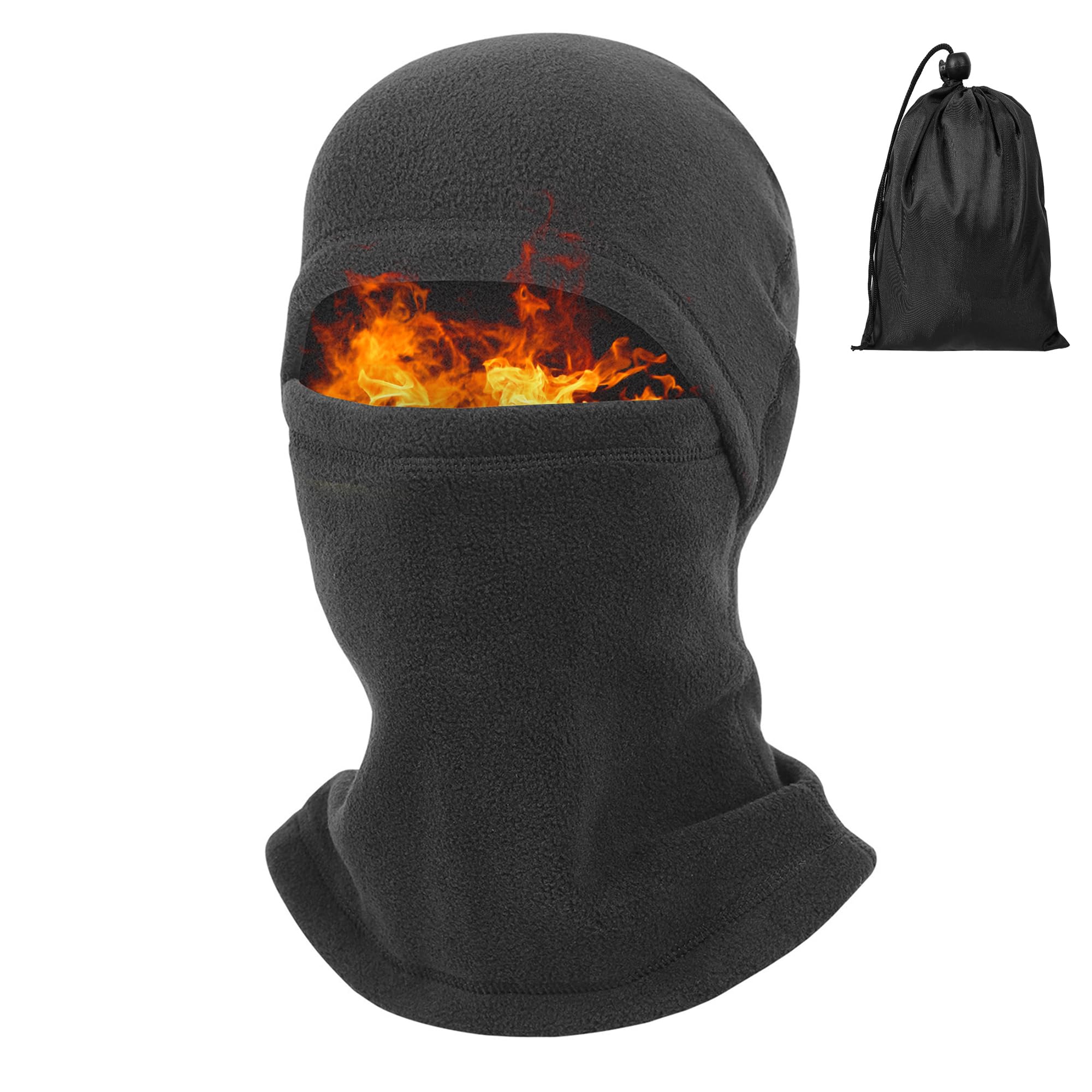 Balaclava Face Mask Winter-Ski Mask for Men Women Fleece Thermal Warm Skimask for Cold Weather Windproof