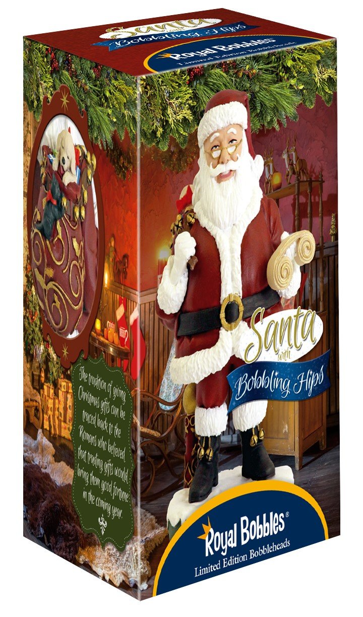 Santa Claus BobbleHIPS - Estatua coleccionable de Navidad 7