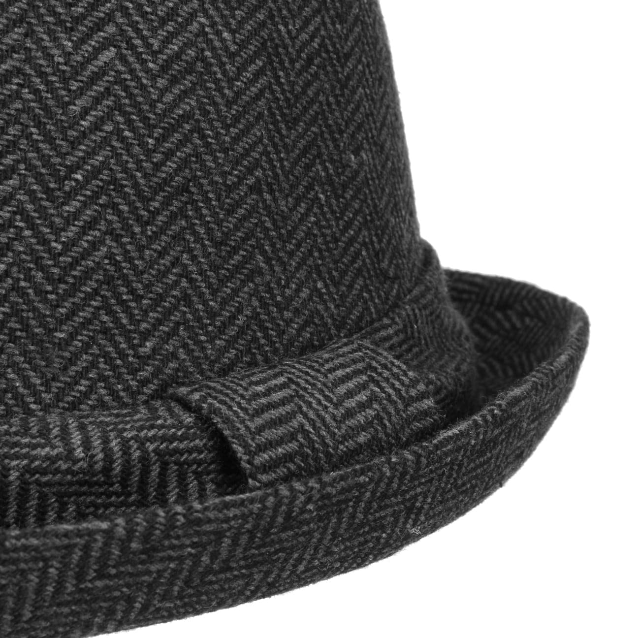 LIPODO Diamond Crown Cappello Pork Pie Spina di Pesce Multicolore con Fascia in Tessuto Unisex Estate Inverno