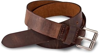 Red Wing Shoes Men's Classic Leather Belt | 1.5" Full Grain Leather, Heel Bar Roller Buckle