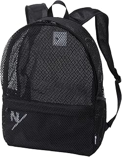[ニュートラルワークス.] バックパック 通気 軽量 ジム プール シンプル コンパクト 収納可能 MESH BACK PACK ブラック OS