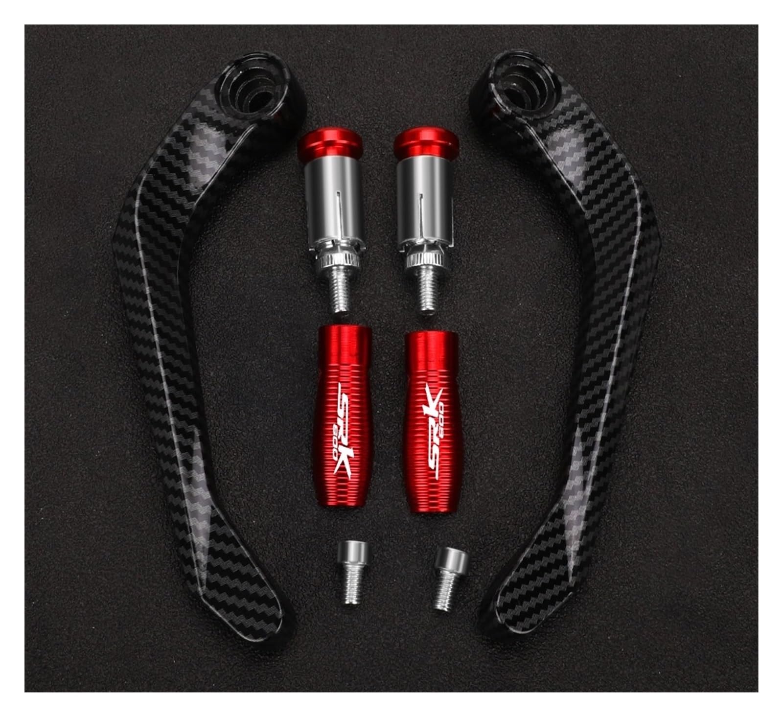 Lbcsrmh Red Lo Motorcycle Brake Clutch Lever Protector Motorcycle Accessories Levers Guard Brake Clutch Handlebar Protector For Qjmotor Qjsrk600 Srk600 Srk 600 All Years