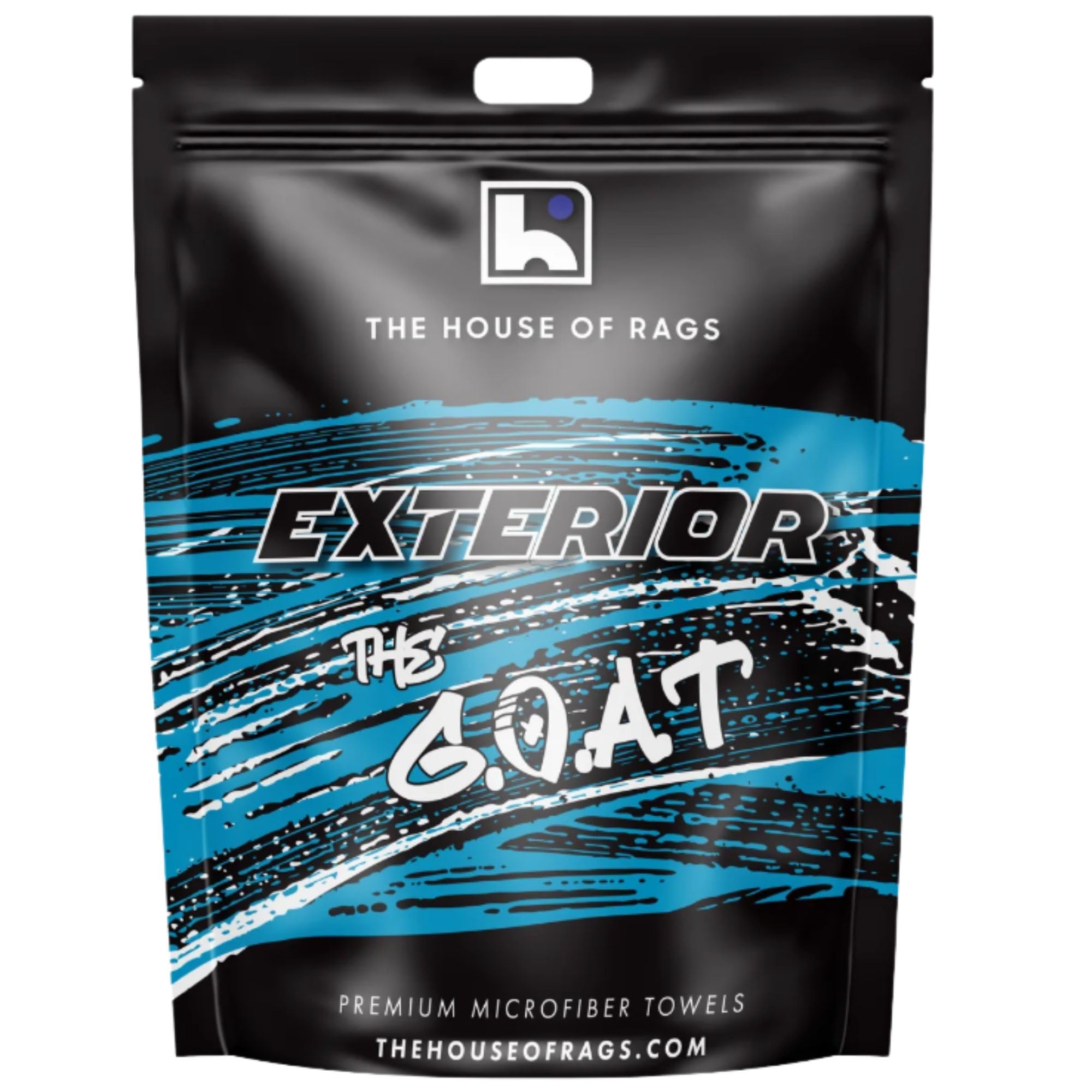 The G.O.A.T - Toalla de secado de microfibra absorbente, calidad coreana 70/30, para detalles de automóviles, camiones, SUV, 30 x 30 pulgadas, bucle giratorio, 2300 g/m², azul