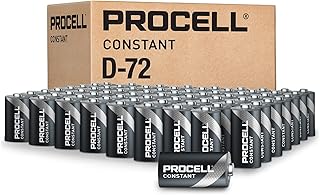Duracell PC1300 Procell Alkaline-Manganese Dioxide Battery, D Size, 1.5V (Case of 72)