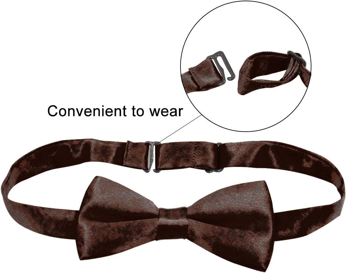 Unisex Children Suspender Bowtie Set Elastic Adjustable Brace Set for Wedding Daily Wear - Image 5