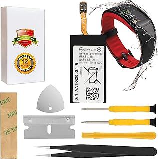 ASDAWN for Samsung Gear Fit 2 Pro Fitness Smartwatch (Large) SM-R365 EB-BR365ABE Battery Replacement, Battery for Gear Fit 2 Pro Fitness Tracker Smartwatch 200mAh GH43-04770A with Tools