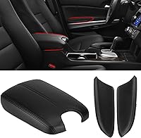 Vista 10 de Compatible con tapas de reposabrazos de panel de puerta Honda Accord 2008-2012, 2 piezas de cubierta de reposabrazos interior frontal de panel