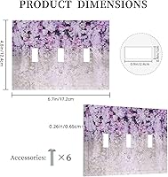 Vista 345 de Vista de ventana, isla tropical, playa, palmeras, cielo soleado, cubierta de interruptor de luz de palanca individual, placa decorativa de pared