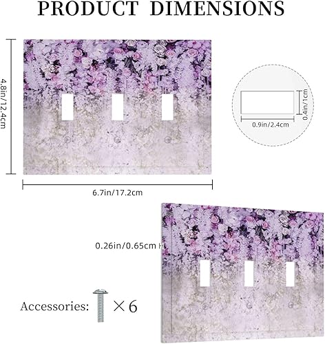 Miniatura 345 de Vista de ventana, isla tropical, playa, palmeras, cielo soleado, cubierta de interruptor de luz de palanca individual, placa decorativa de pared