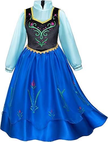 Miniatura 4 de Party Chili Disfraces de princesa de cumpleaños para niñas de 3 a 12 años, Verde