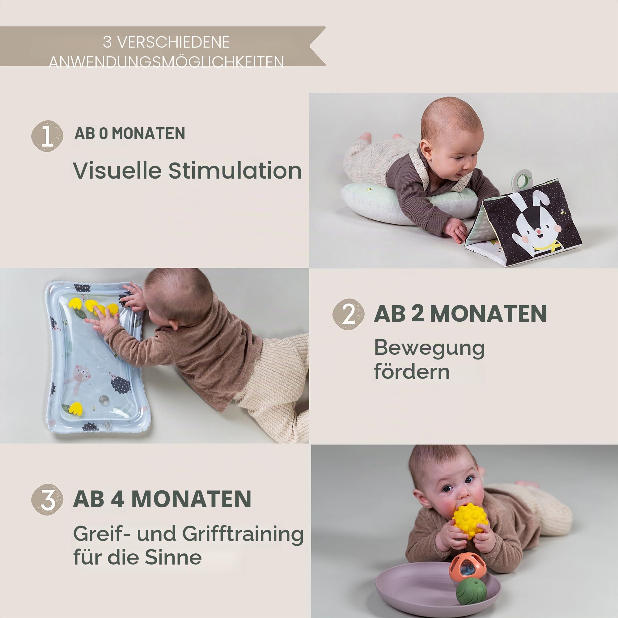 Taf Toys Tummy Time Kit