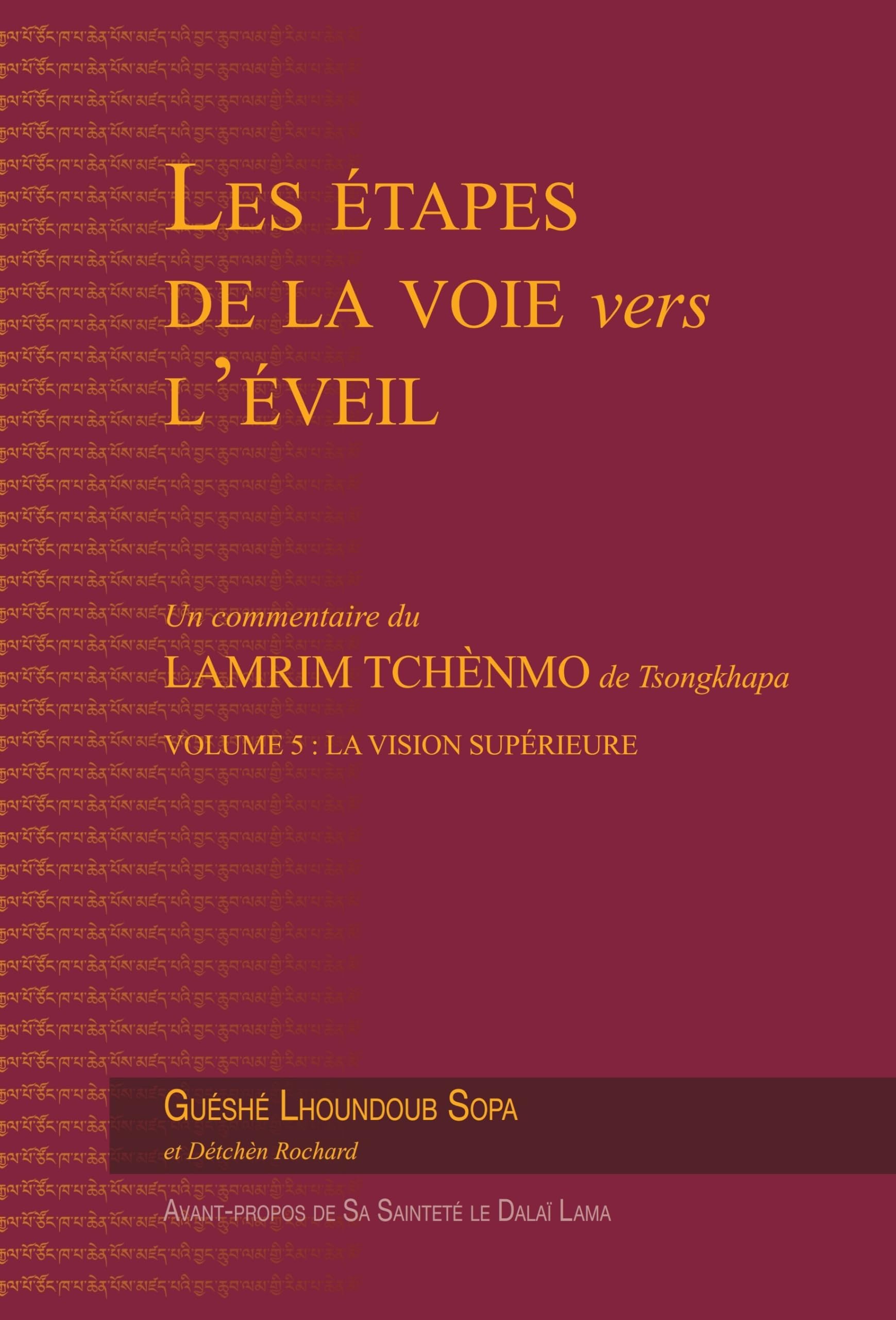 Les étapes de la voie vers l'éveil (vol. 5): Volume 5 : La Vision supérieure
