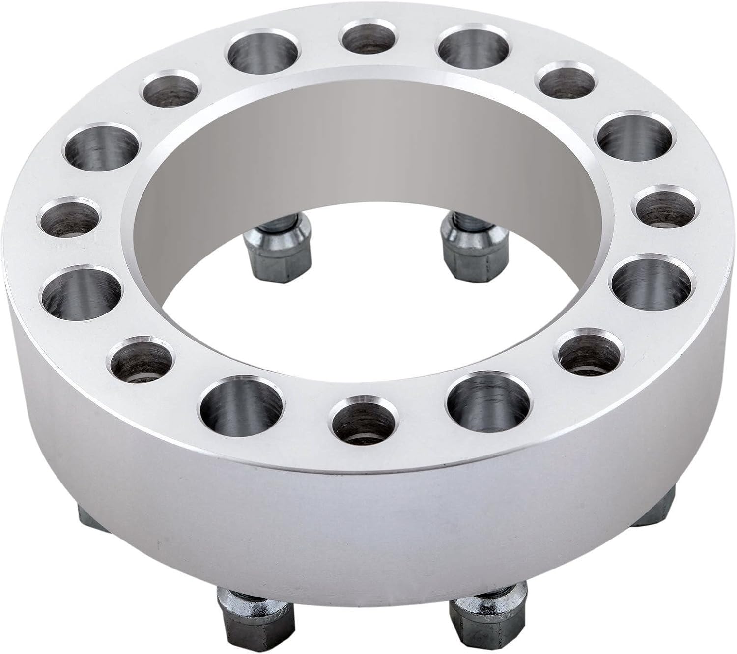 DCVAMOUS 2PC 8x6.5 Wheel Spacers 1.5 Inch with 9/16" Studs Compatible with Dodge 8 Lug 8x165.1 for 1994-2010 R-A-M 2500 3500 | 1988-1998 F250 F350 (Must with 9/16" Lug) | 1975-1986 C20 C30 K20 K30 J20