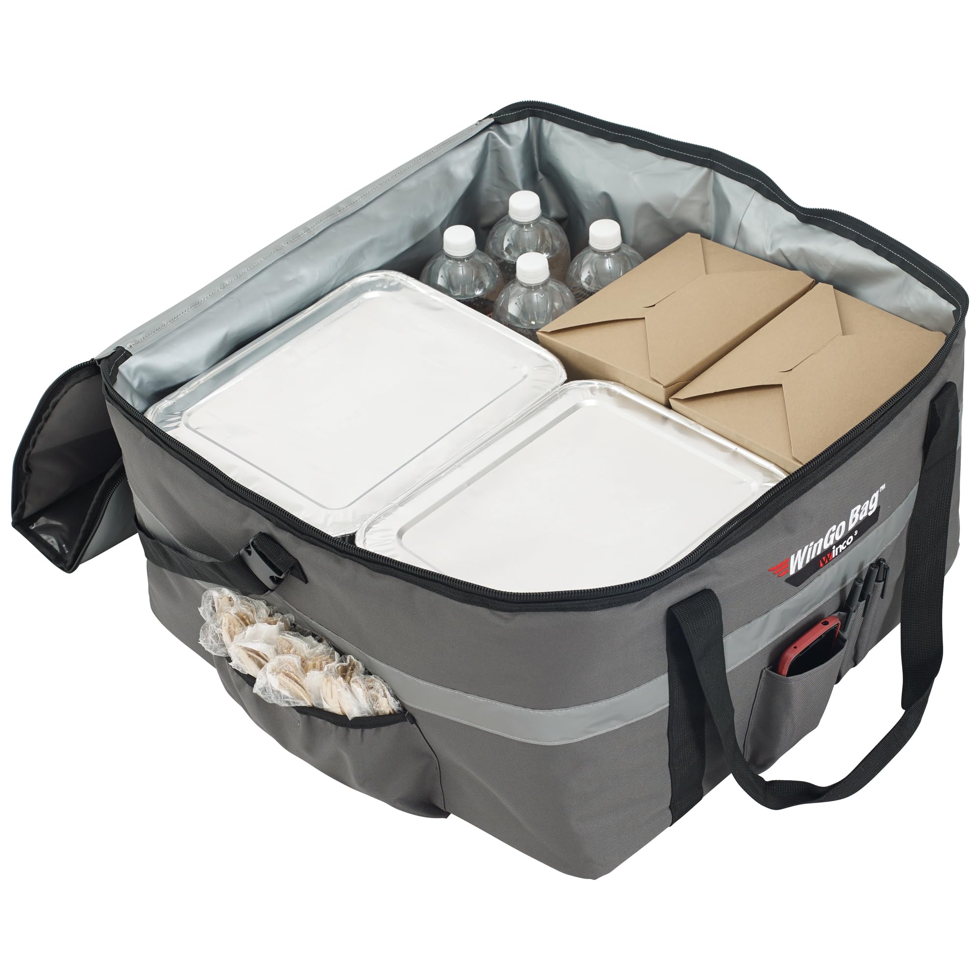 Winco Bolsa aislada para Entrega de Alimentos, Gray, XL, Entrega de Alimentos