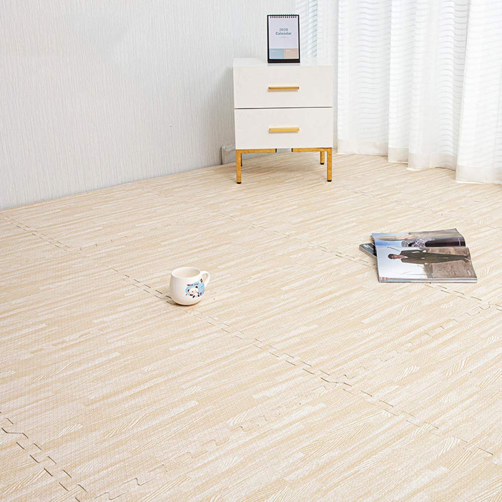 Amazon Co Jp パズルマット ジョイントマット サイドパーツ付 30 30 1 2cm 40枚 木目調 赤ちゃん ベビー 床暖房対応 子供部屋 フロアマット 軽量 オールシーズン おしゃれ リビングルーム ォッシャブル 抗菌 防ダニ エコ 洗える 断熱 防音 プレイマット ホーム キッチン