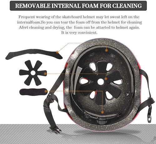 Miniatura 3 de Casco de patineta con resistencia a impactos y ventilación para jóvenes y adultos