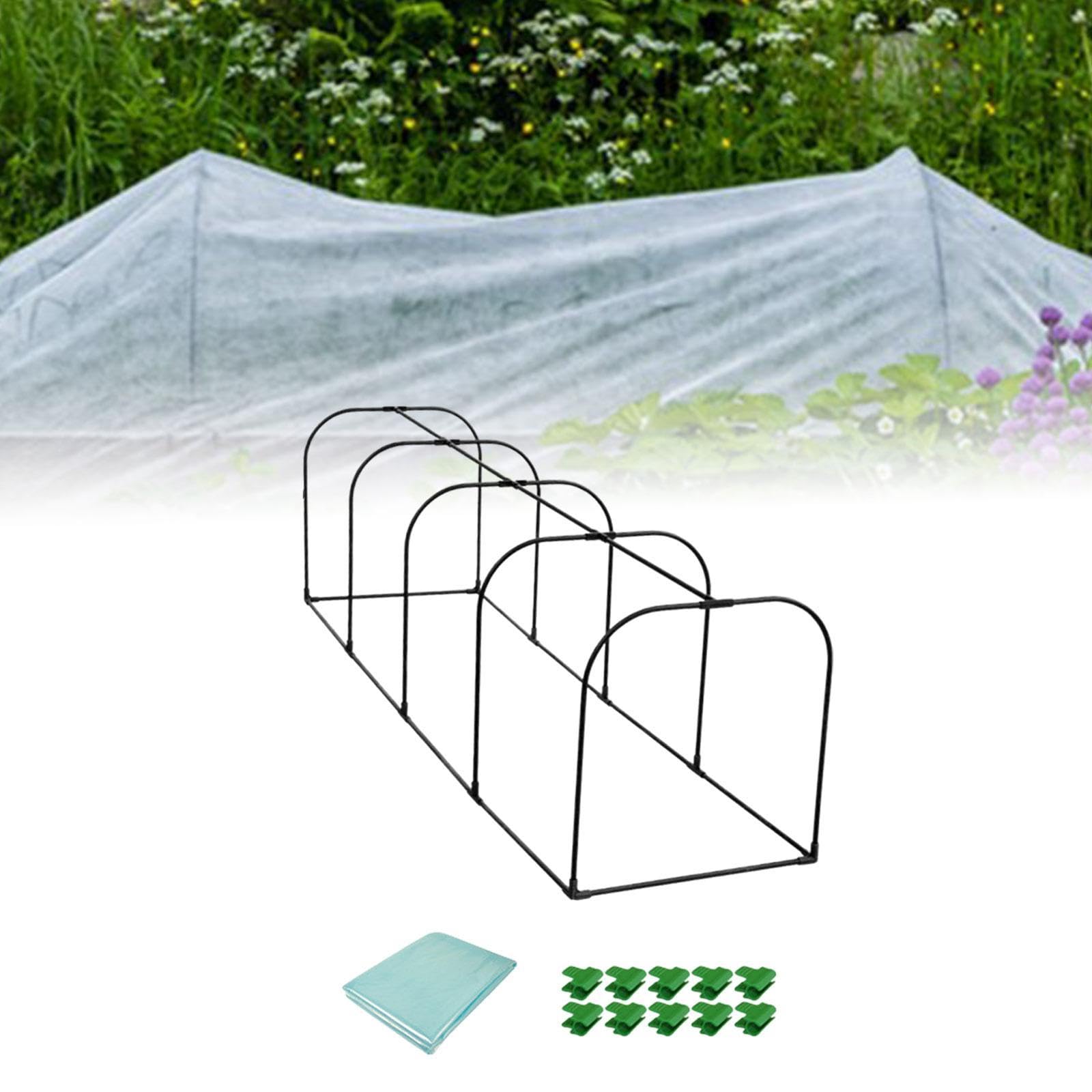 kowaku Serre de Jardin Tente Mini Portable Abri Plantes Chauffage Protection Hiver Matériau Fiable Adaptée pour Cour Potager Jardin Balcon, Longueur 200cm