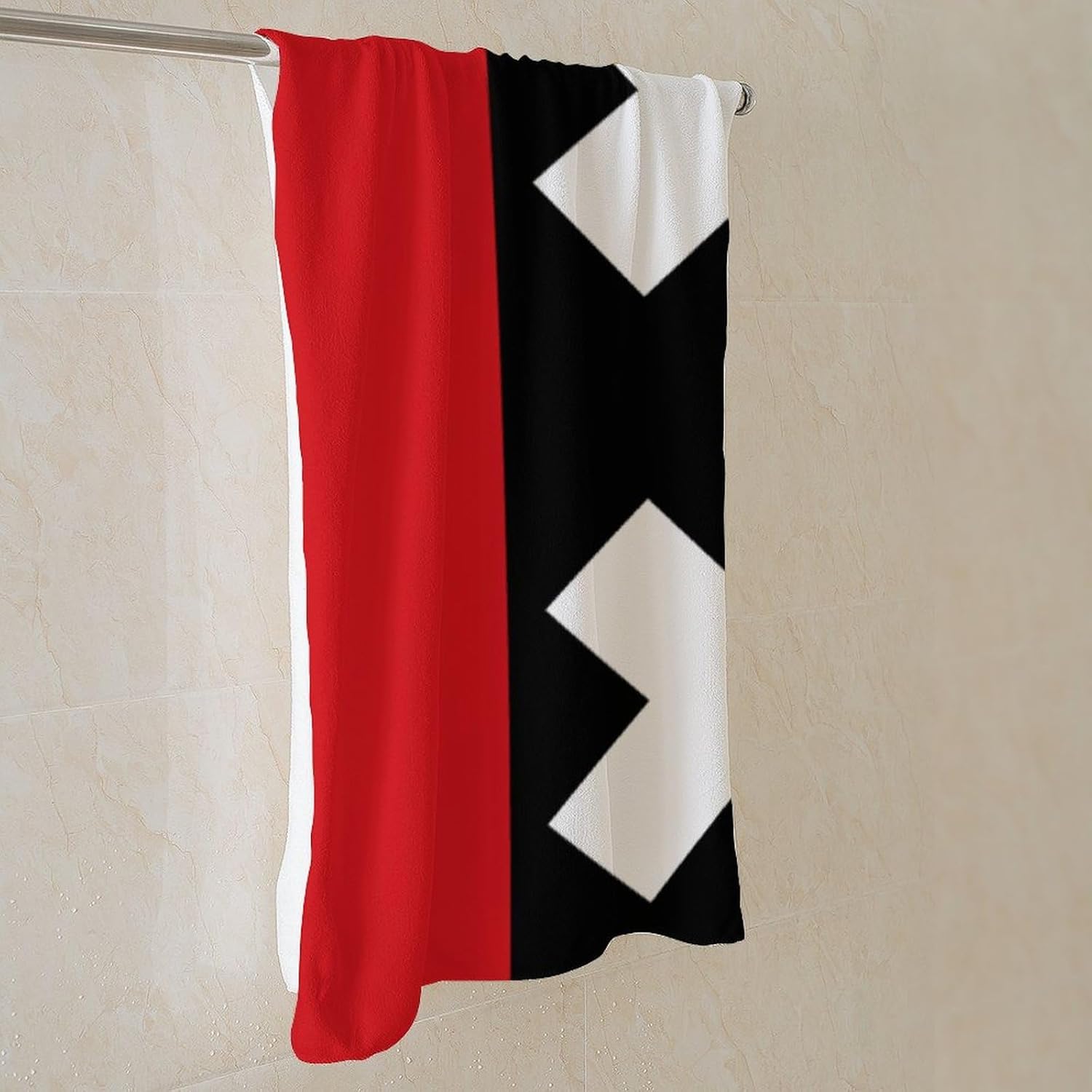 Amsterdam Flag Beach Towels Oversized Soft Bath Towel for Bathroom for Spa Hotel Swimming Pool 70x140