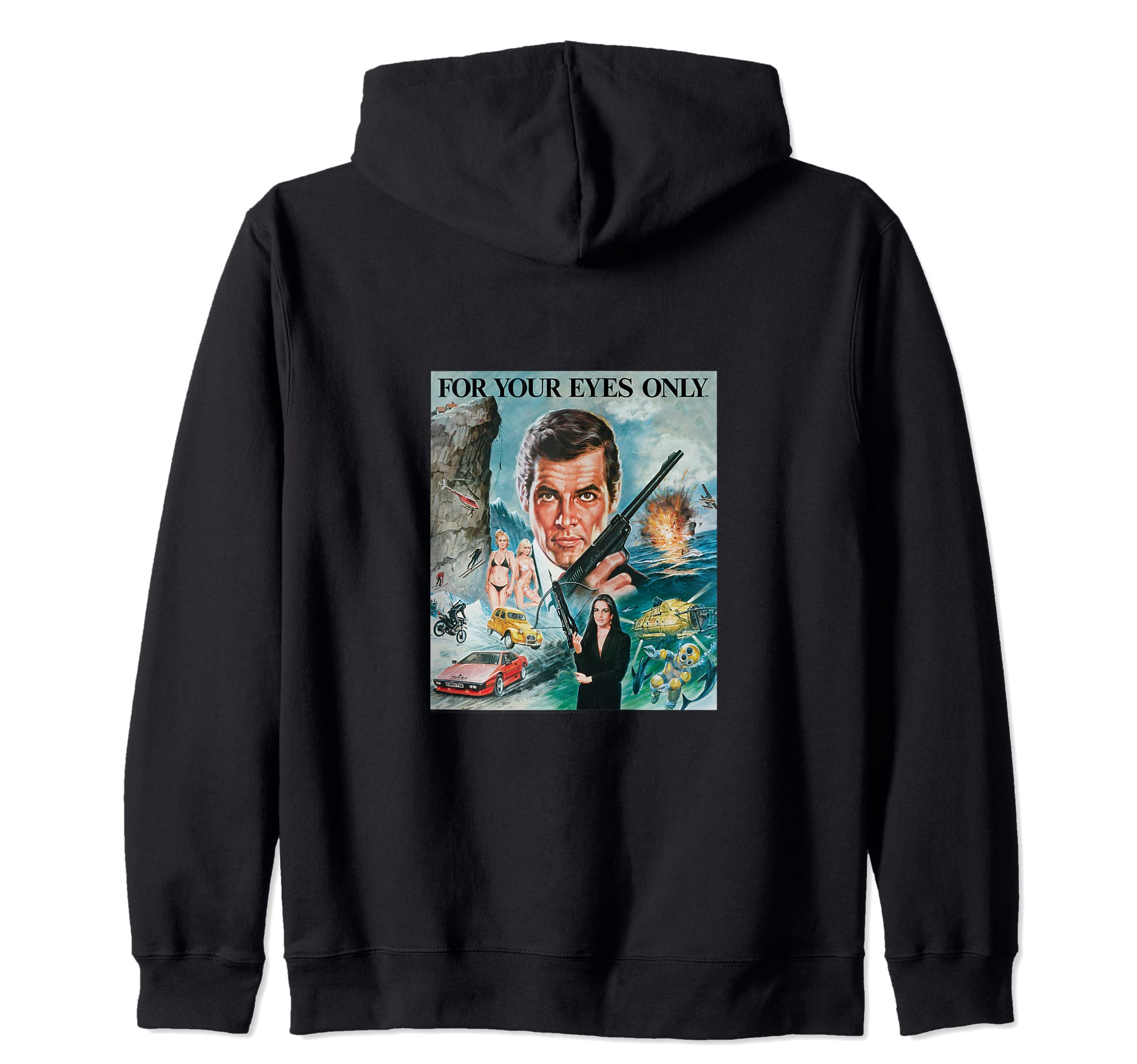 Official James Bond 007 For Your Eyes Only Zip Hoodie