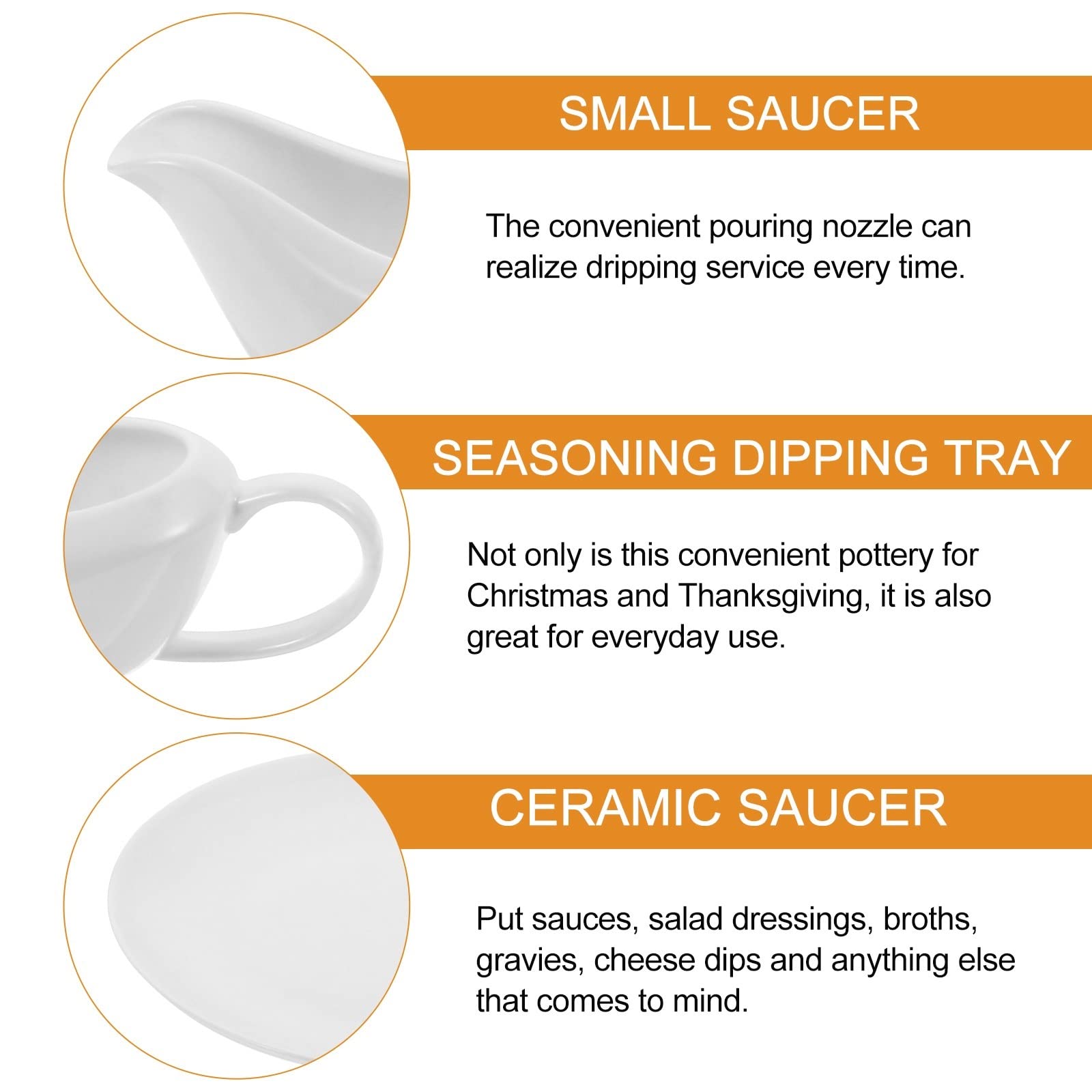 Plat 1 Ensemble Sauce Sauce Sauce à tomates Bateaux condiment Bateau Bateau Soucoupe